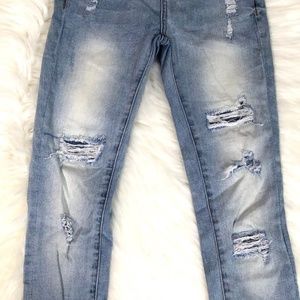 Blank NYC Light Blue Distressed Jeans